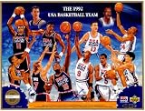 Magic Johnson autographed 1992 USA Dream Team UDA commemorative sheet