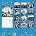 2016 Paris Wall Calendar
