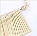 Bestpriceam 1pc Women Multilayer Chain Tassels Choker Bib False Collar Necklace (Gold)