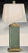 Complements 10225RCSC Deep Celadon Pierced Ceramic with Satin Antique Brass Blithe Ta...
