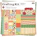 Cosmo Cricket Material Girl Scrapbook Paper Crafting Kit, 12-Inch-by-12-Inch