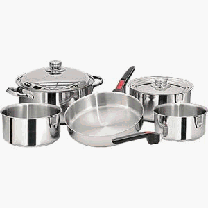 Magma Nesting 10 Piece S.S. Cookware Set - A10-360L by