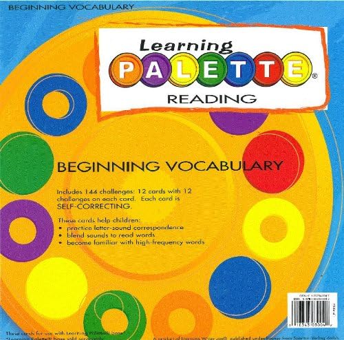 Kindergarten Reading Early Vocabulary