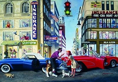 Fender Bender 500pc Jigsaw Puzzle by D.L. Rust