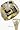 Men's 10 Karat Two-Tone Gold & Onyx Scorpion - 8