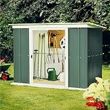 from CAMBRIDGE 8FT x 4FT PENT METAL SHED (2.45m x 1.28m) Model METAL SHED (2.45m x 1.28m)