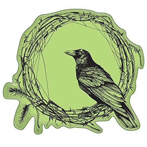 Inkadinkado Cling Stamps, Barbed Wire Wreath