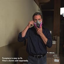 3M 6000 Series Half Facepiece Reusable Respirator