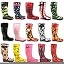 NEW BUTTERFLY FUNKY FESTIVAL WELLIES Wellington Ra&hellip Spylovebuy