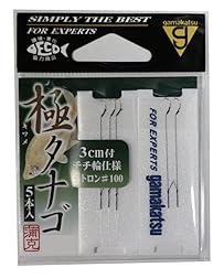 
がまかつ(Gamakatsu) 糸付 極(キワメ)タナゴ(茶)