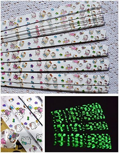 Lovely Glow Scented Glow in Dark Lucky Star Origami Folding Strip Paper sets 35