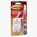 Utility Hooks W/command Adhesive, 3 Llb. Cap., 2 Hooks/4 Adhesive Strips/pack
