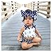 Infant Baby Girls Clothes Anchor Tops+Polka Dot Briefs Outfits Set Sunsuit 0-24M