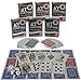 Ace All Plastic Playing Cards, Bundle of 6 Decks, with 6 Color Dot White Dice