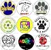 Set of 9 Adopt a Pet Rescue Pinback Buttons (Spay, Neuter, Stop Puppy Mills)