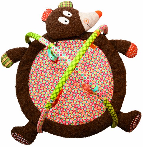 Buy Low Price Geared For Imagination Woodours Play Mat Activity Gym, Brown B003L7544G