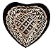 Funeral Keepsake Urn by Liliane - Cremation Urn for Human Ashes - Hand Made in Brass and Hand Engraved - Fits the Cremated Remains of Adults as Well as the ashes of dogs, cats or other pets - Display Burial Urn at Home or in office (Rings of Love)
