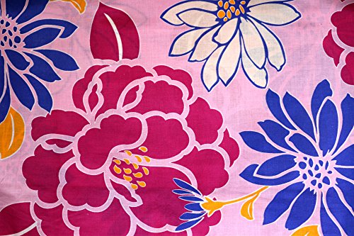 myKimono-Womens-Traditional-Japanese-Kimono-Robe-Yukata-490-with-Obi-Belt-Pink-and-flower-pattern