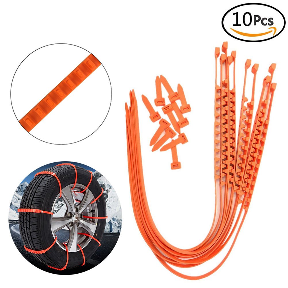 BaiFM Portable Emergency Traction Aid Antislip Chain Vehicle Snow