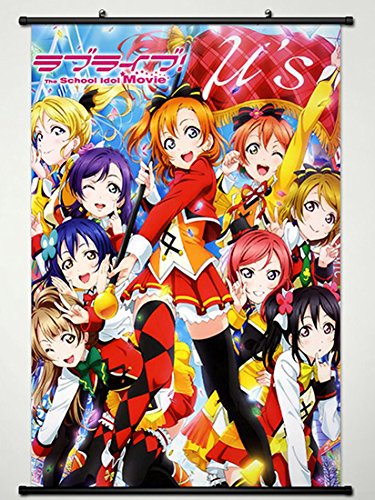 Wall Scroll Poster Fabric Painting For Anime Love Live Key Roles 125 L