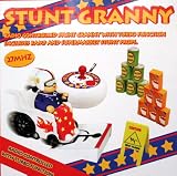 Radio Controlled Stunt Granny with Turbo Function, Ramp and Supermarket Stunt Props