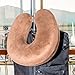 A Comfortable Travel Neck Pillow By MIARA`S High Quality Foam Travel Pillow Ideal For Travelling By Plane, Bus, Train Or Car Easy To Use & Lightweight To Carry A Cushion Suitable For Family