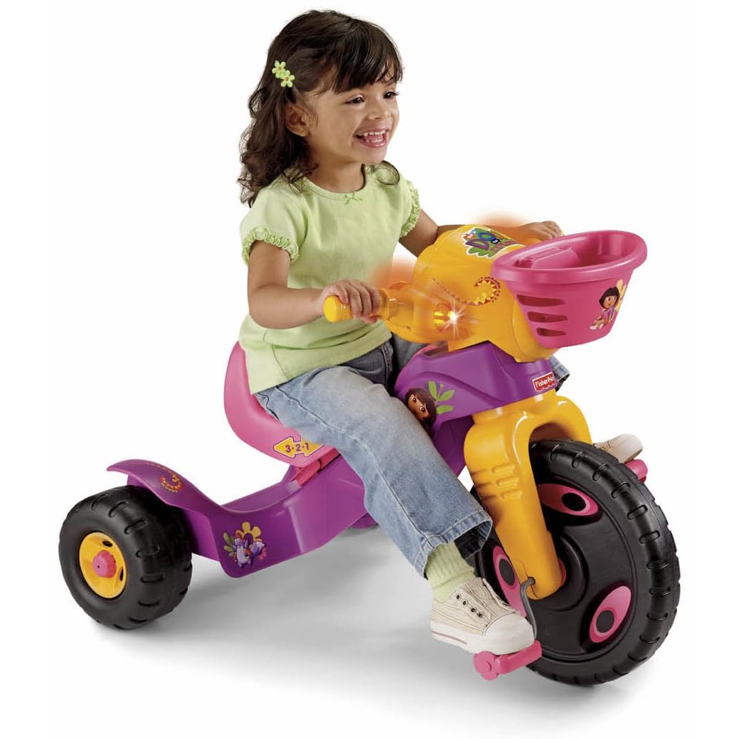 Dora The Explorer Lights and Sounds Trike BIG WHEEL NEW eBay
