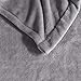 Heated Plush Blanket Black Queen