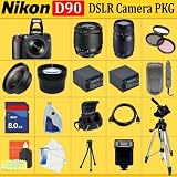Nikon D90 SLR Digital Camera Kit with Ta