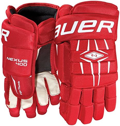 Bauer Senior Nexus 400 Glove, Royal, 15