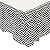 Plastic Black & White Checkered Pleated Table Skirt Racing Party Decoration