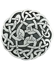 Sterling Silver Celtic Knot Mandala Pendant Brooch-Pin, 1 1/2 inch wide