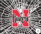 Nebraska Cornhuskers Shattered Mini-Cutz Window Decal