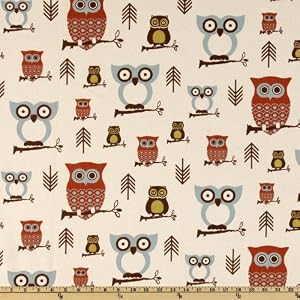54-Wide-Premier-Prints-Hooty-Owl-Village-Fabric-By-The-Yard