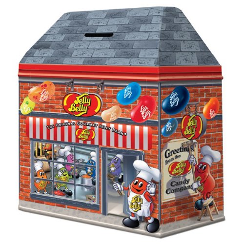 Jelly Belly Candy Shop Money Box Tin, 12 X 10g Bags Picture