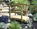 2' x 4' Treated Pine Japanese Garden Foot Bridge