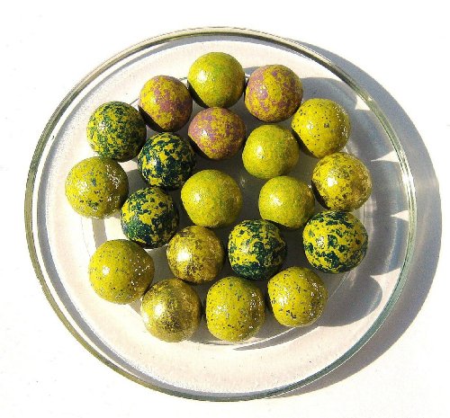 Imagen principal de 15 Canicas Mezcla De Color AMAZILLO - Canica de Arcilla - 16 mm