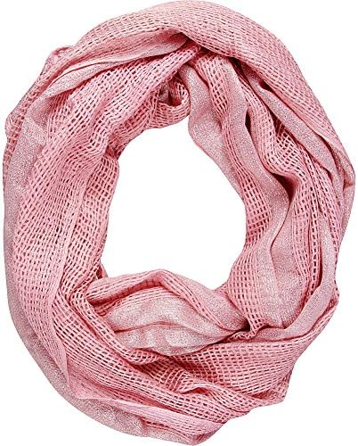 SAACHI accessories Lurex Infinity Scarf (Pink)