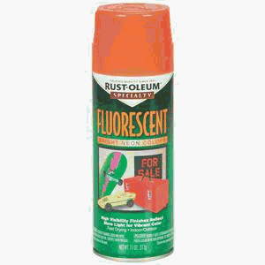 Rust Oleum 1954-830 Fluorescent Finish Aerosol
