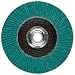 3M Flap Disc 577F, T27, Alumina Zirconia, Dry/Wet, 4-1/2" Diameter, 80 Grit, 5/8"-11 Thread Size (Pack of 1)