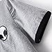 Women Cute Stripe Short Sleeve O Neck Gray Crop Top Tee Tshirt