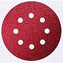 Bosch Schleifbl�tter f�r Exzenterschleifer red:Wood top 125 mm 8 L�cher, K�rnung: 80, St�ck pro Packung: 5