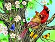 A Cardinal Pair 1000+pc Jigsaw Puzzle by Jane Maday