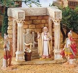 3-Piece Fontanini 5" King Herods Palace Christmas Nativity Set #54646