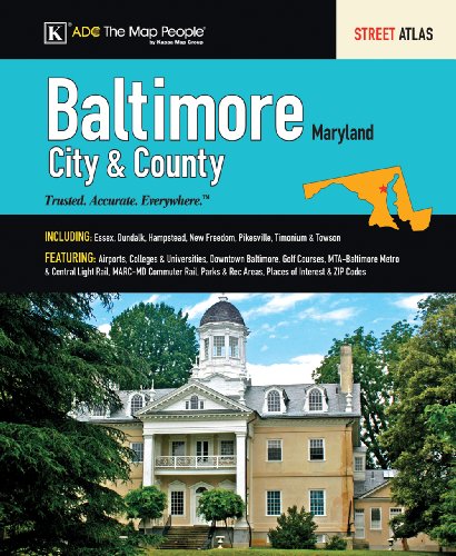 adc baltimore city  county md street atlas