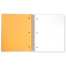 Five Star Wirebound Notebook, 1-Subject, 100-Count, College Rule, Black (72057)