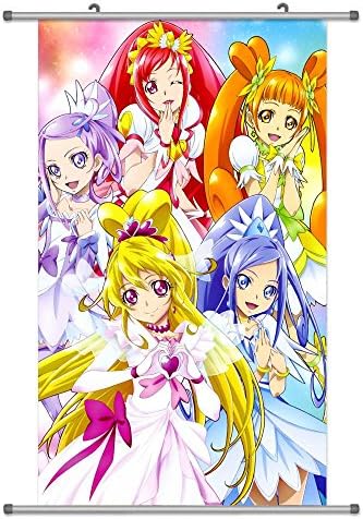A Wide Variety of Dokidoki! precure & pretty cure Anime Characters Wall Scroll Hanging Decor (Group Photo 2)