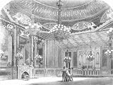 SUSSEX:Music-Room,Pavilion,Brighton,antique print,1856