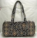Vera Bradley Small Duffel Bag Caffe Latte