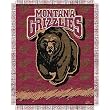 Montana Grizzlies Triple Woven Jacquard NCAA Throw (017 Focus) (48x60")"
